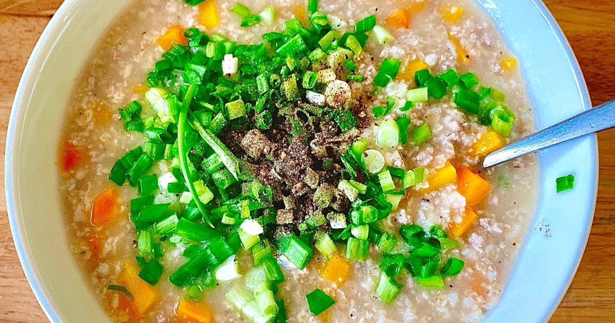 Cháo Yến Mạch thịt băm