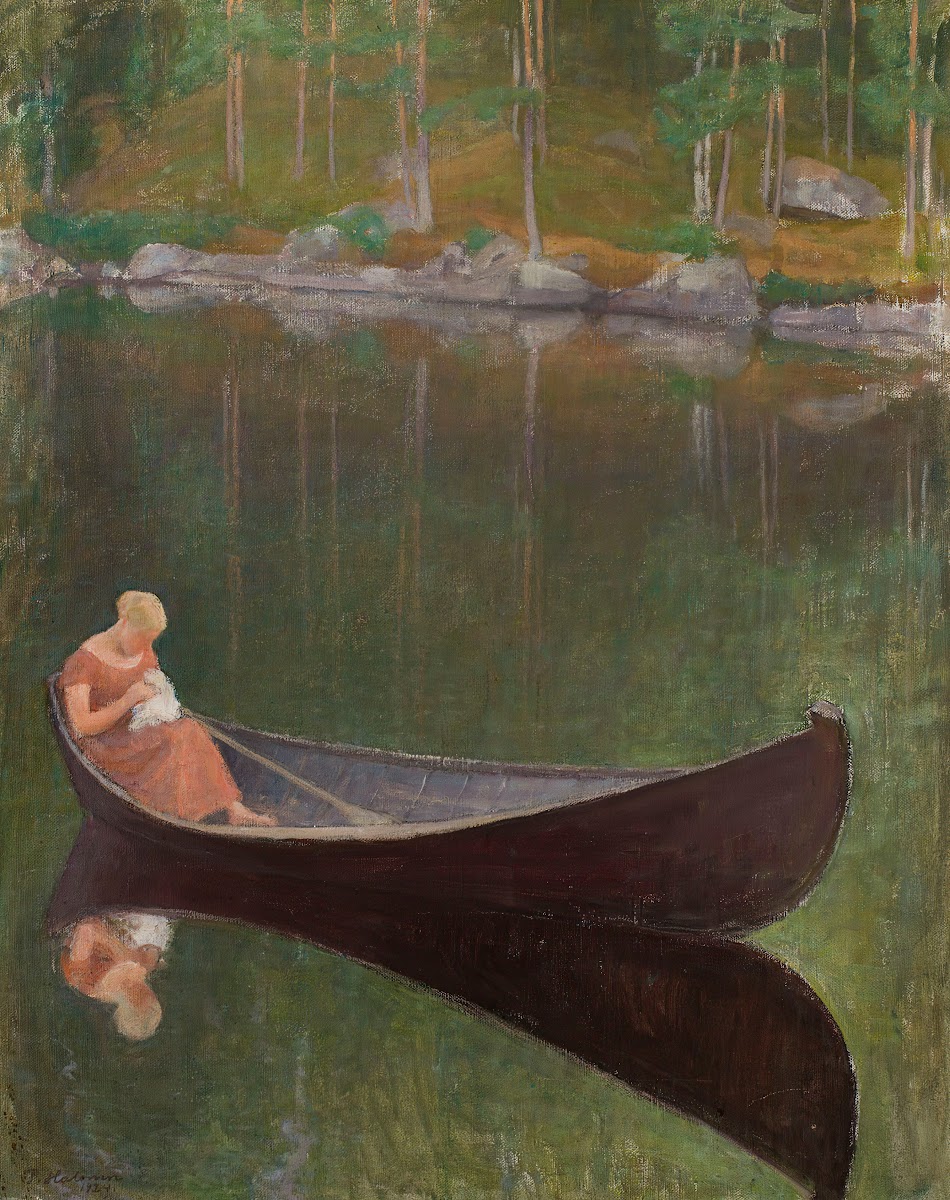 Woman In A Boat 1924