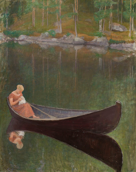 Woman In A Boat 1924