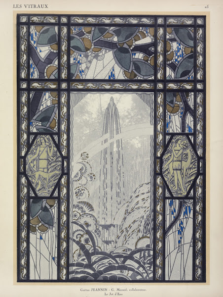 Le jet deau au Pavillon du Vitrail 1925