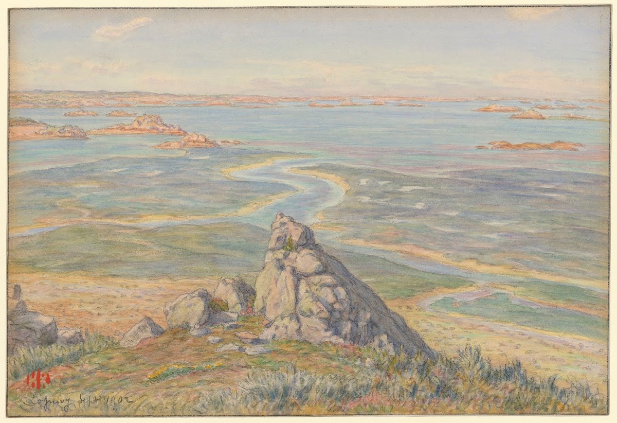 Loguivy la baie de Launay 1902
