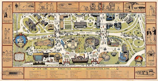 New York 1939 Worlds Fair Transportation Zone 1939