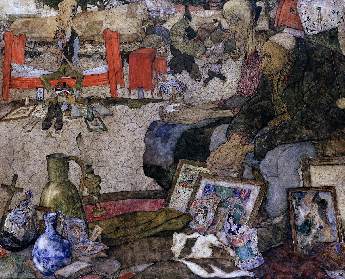 The Old Market in Ghent 1923