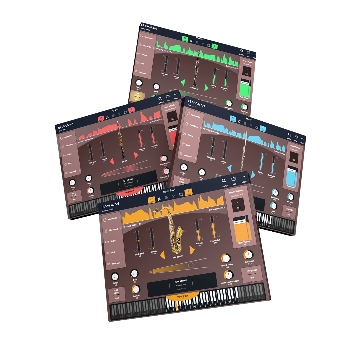 Audio Modeling SWAM Solo WoodWinds Bundle v3.12.3 Win Mac