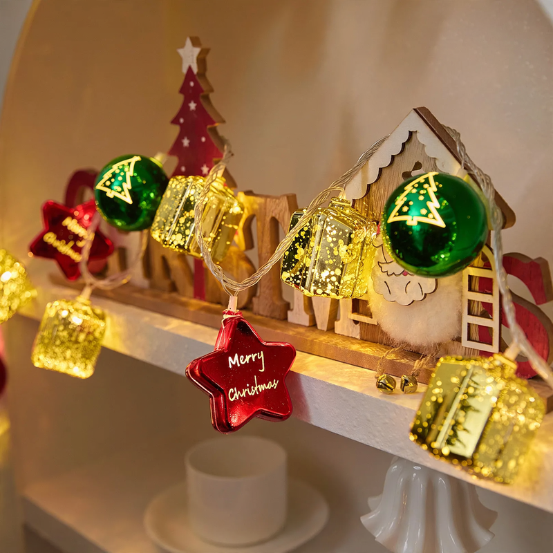 LED-Lichterkette für festliche Weihnachtsdekoration