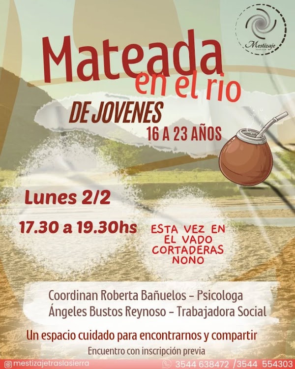 Mateada de Jóvenes en el Río