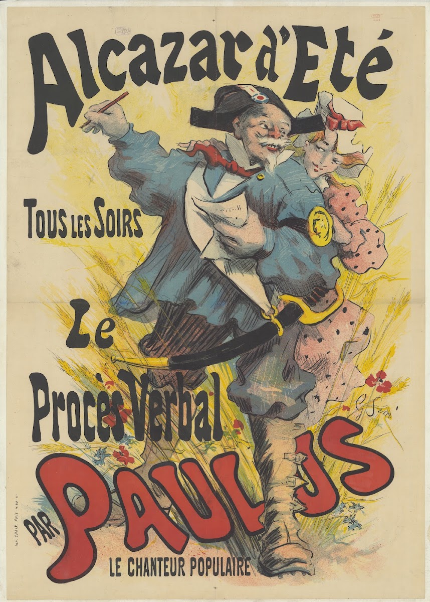 Alcazar dEté Tous les soirs le Procès verbal par Paulus 1891
