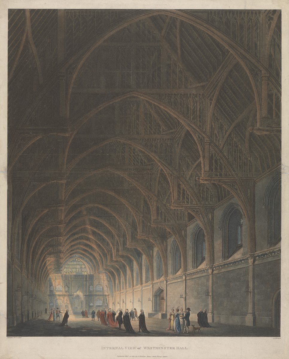 Internal View of Westminster Hall 1801