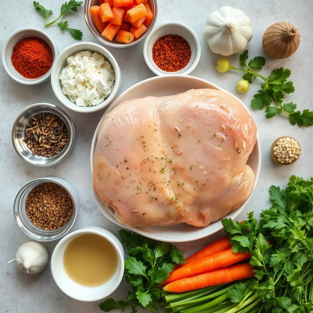 Ingredients for Creamy Slow Cooker Marry Me Chicken Recipe (Easy, Family-Friendly Dinner)