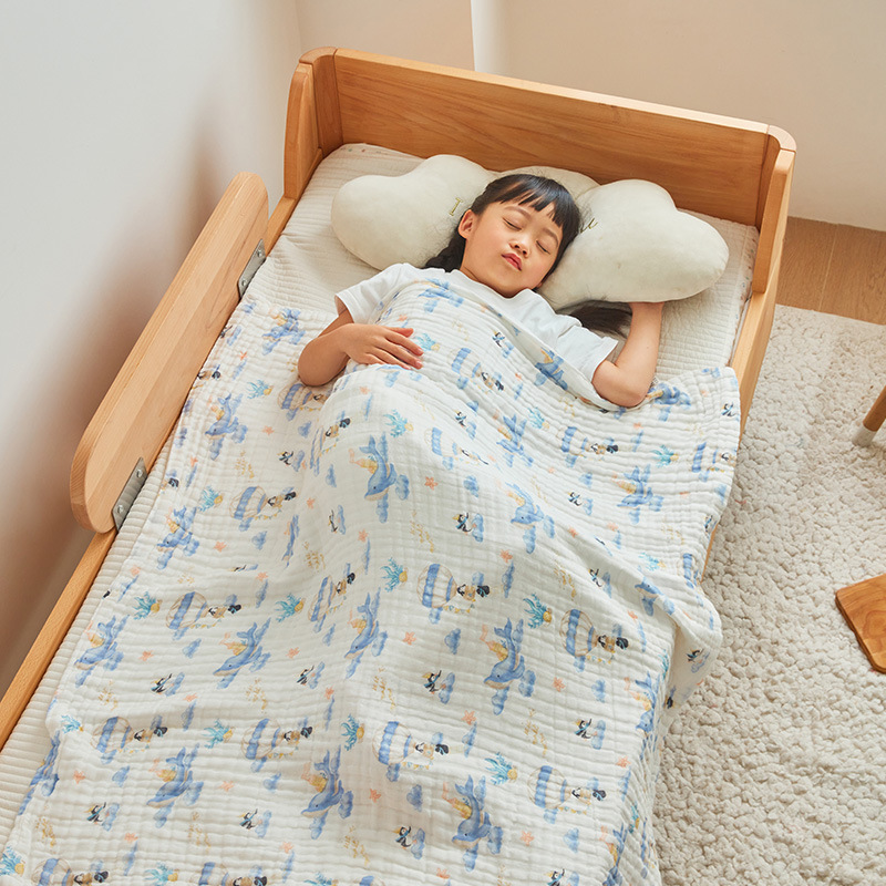 Cotton Muslin Blanket for Kids, 4 or 6 Layers
