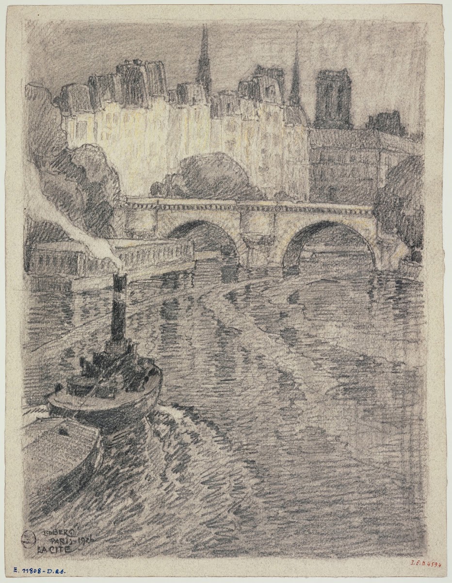 La Cité et une partie du Pont Neuf 1926