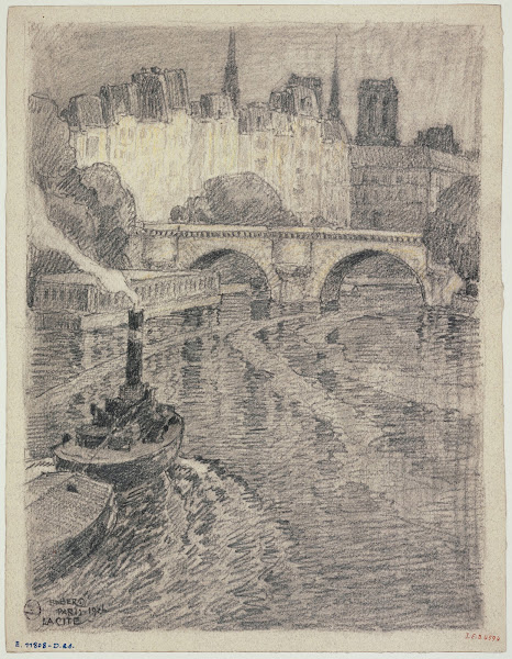 La Cité et une partie du Pont Neuf 1926