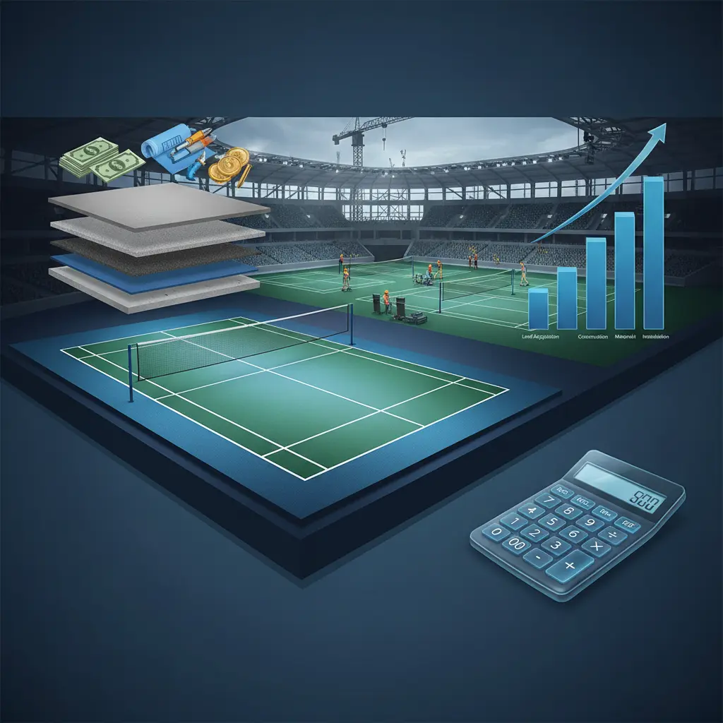 Biaya investasi pembuatan lapangan badminton untuk bisnis GOR
