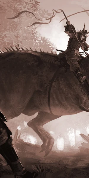 Anime, Warrior, Fantasy Art, Dinosaurs, Deviantart 4K Wallpaper Background