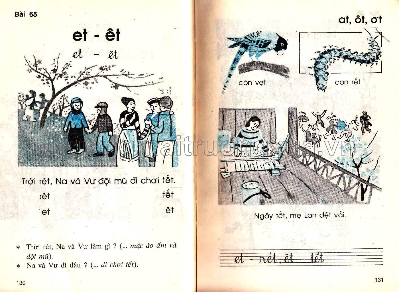 Tiếng Việt 1 (tập 2 - 1990) - Trang 66