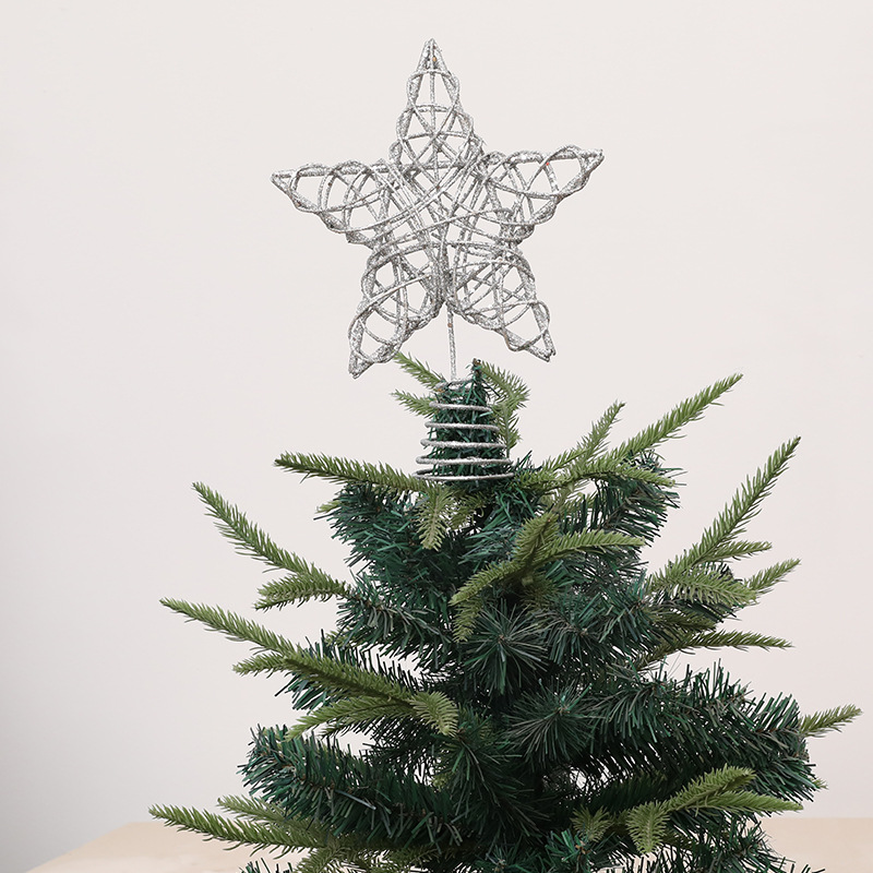 Rattan Christmas Tree Star, 20 cm