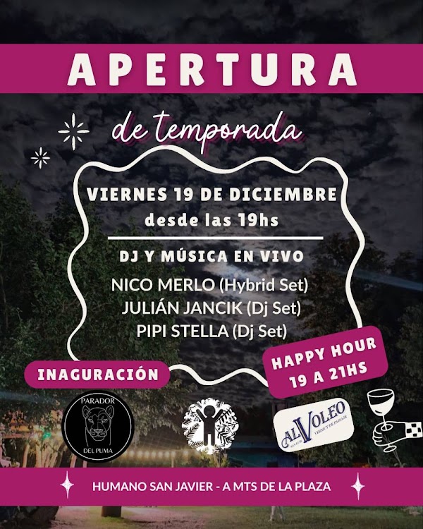 Propuesta Gastronómica y Musical