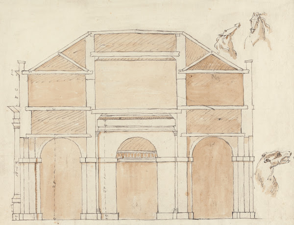 Kings Mews Charing Cross London Section 1731