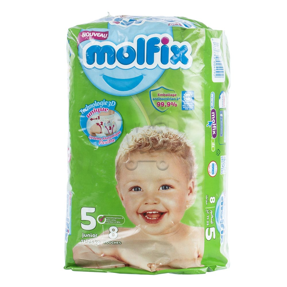 COUCHE MOLFIX N°5  11-25 KG