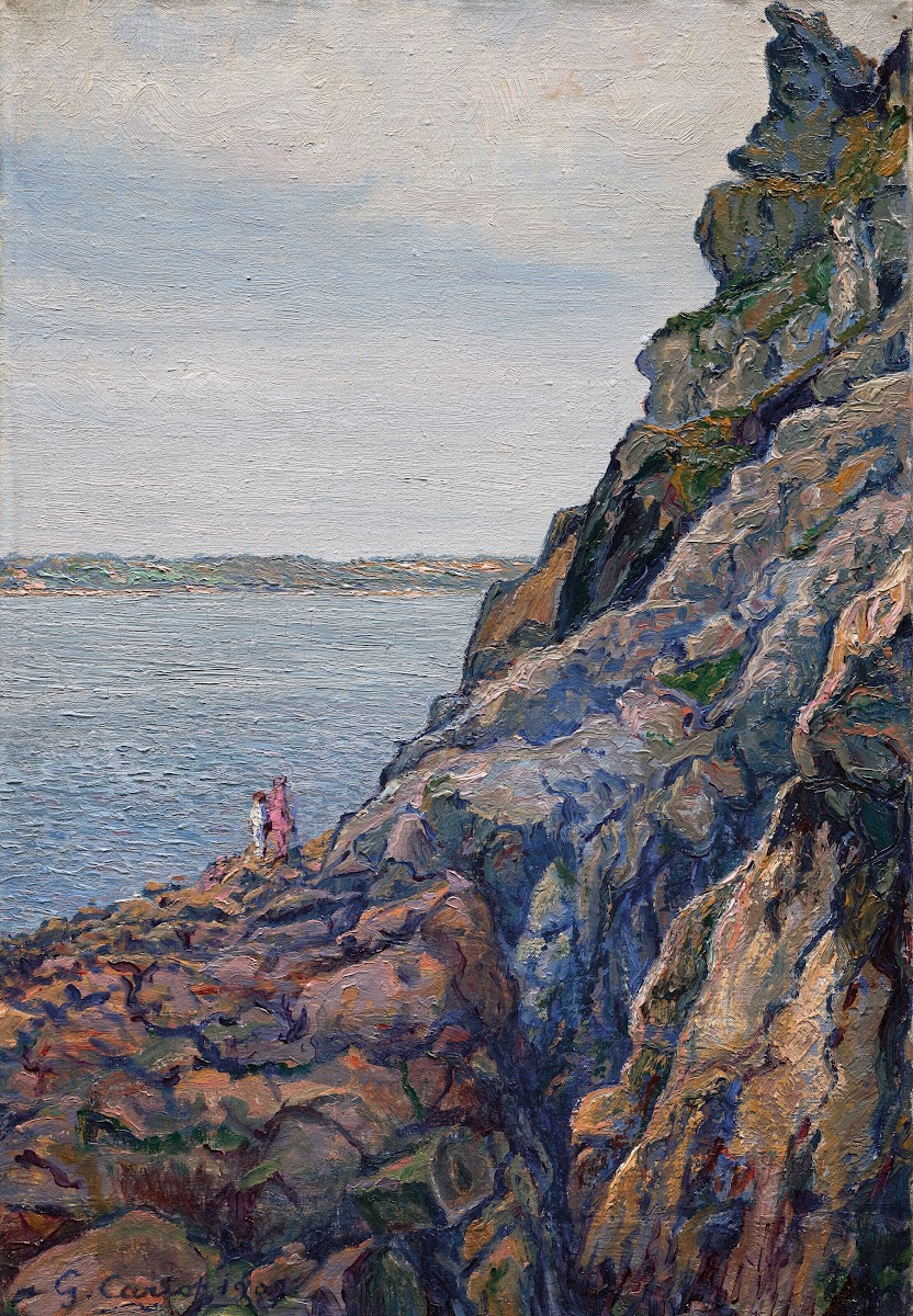Étude de rochers à Perros Guirec 1907