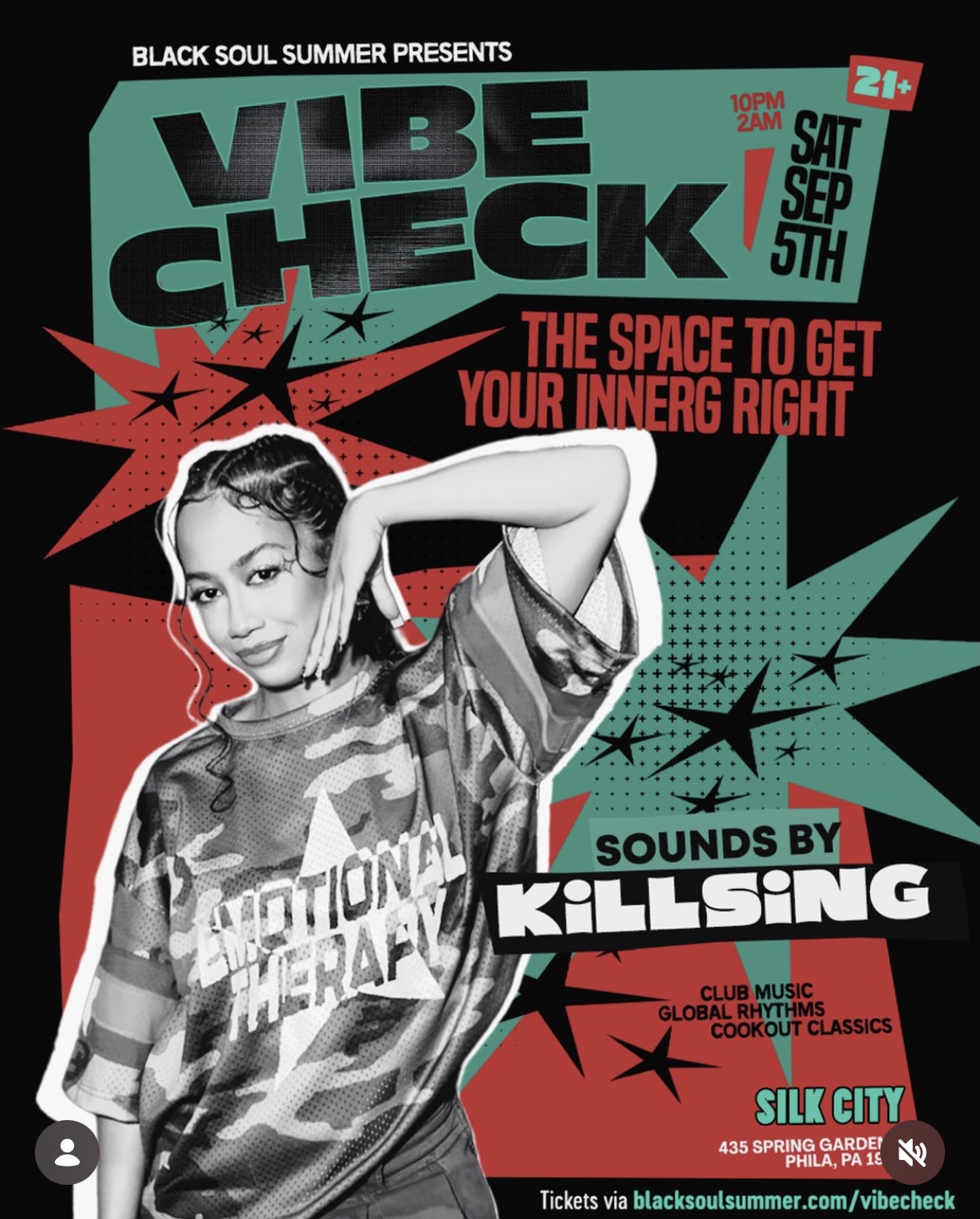 Flyer for Vibe Check