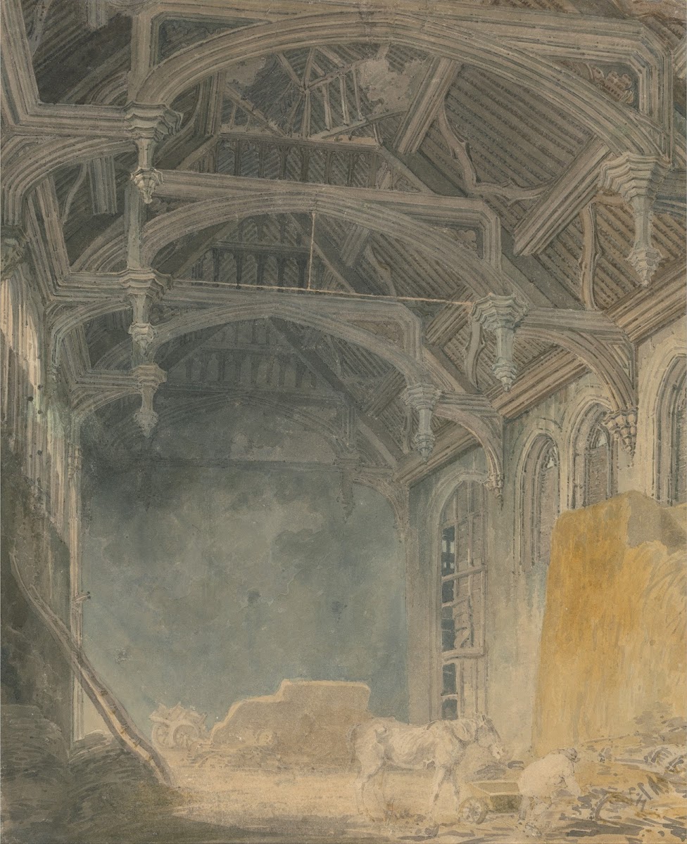 Interior of St Johns Palace Eltham ca 1793