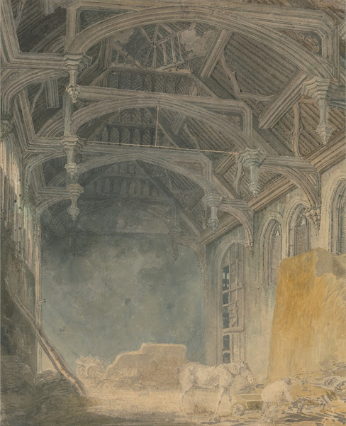 Interior of St Johns Palace Eltham ca 1793
