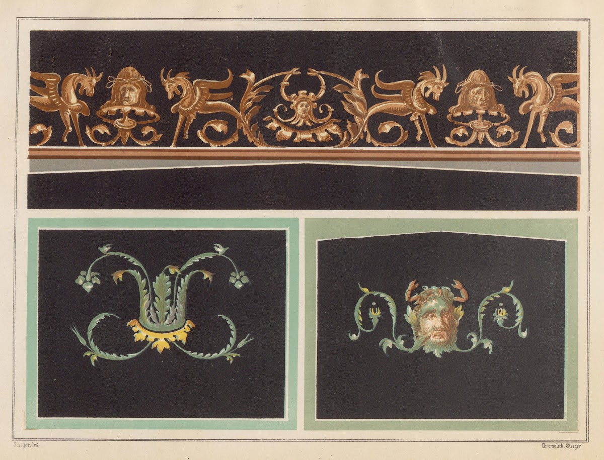 The most beautiful walls in Pompeii Pl27 1877