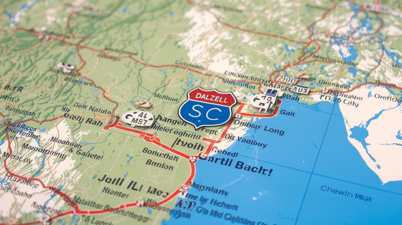 Distance and Travel from Dalzell SC to North Myrtle Beach SC