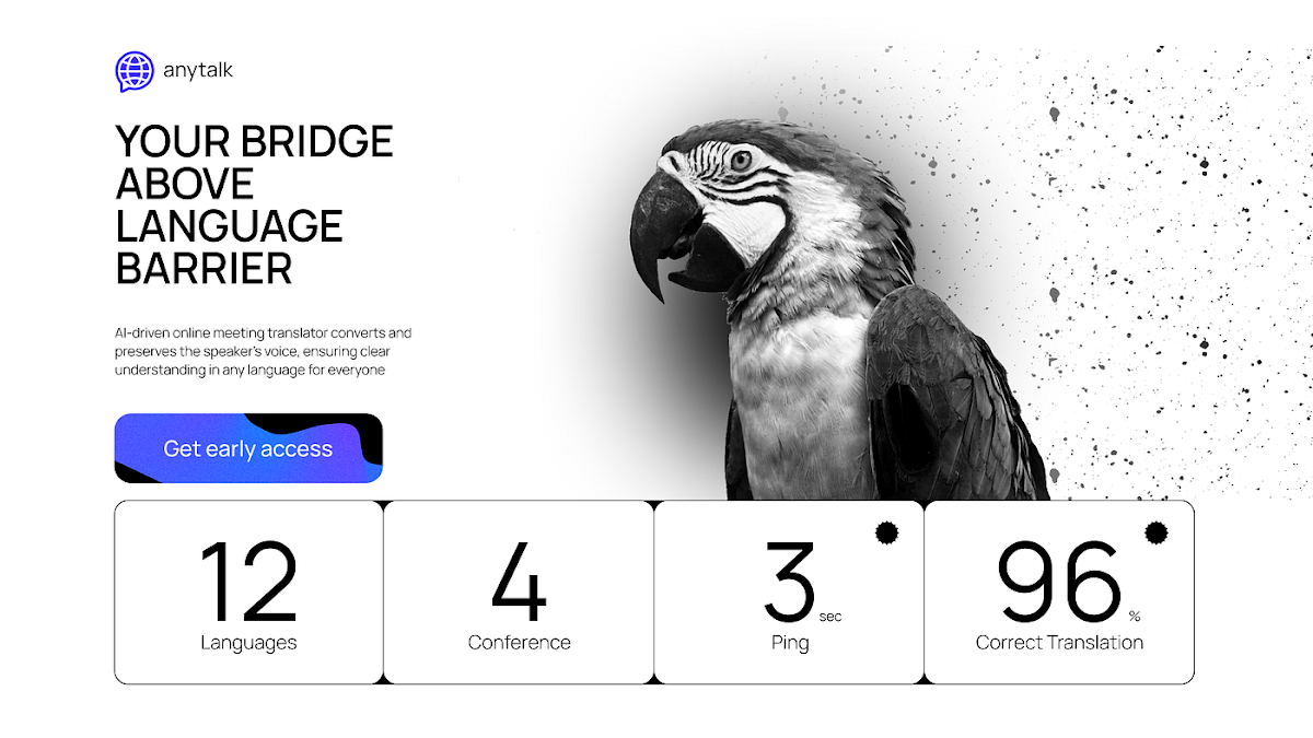 Captura de anytalk.ai