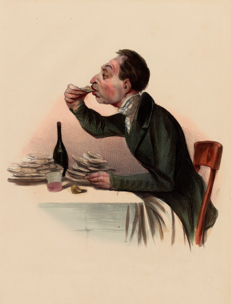 Lamateur dhuîtres The Lover of oisters 1836