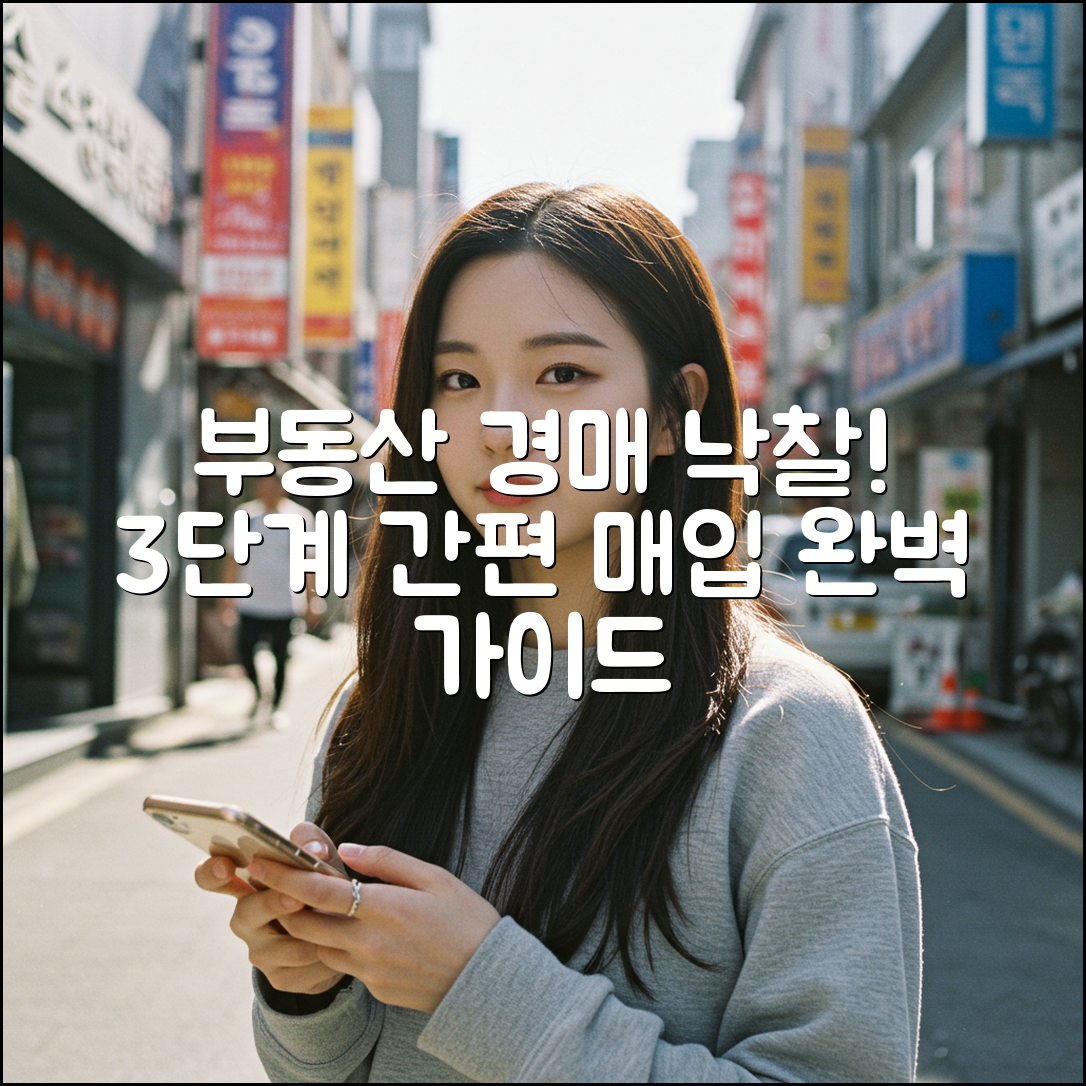 부동산 경매 낙찰! 3단계 간편 매입 완벽 가이드