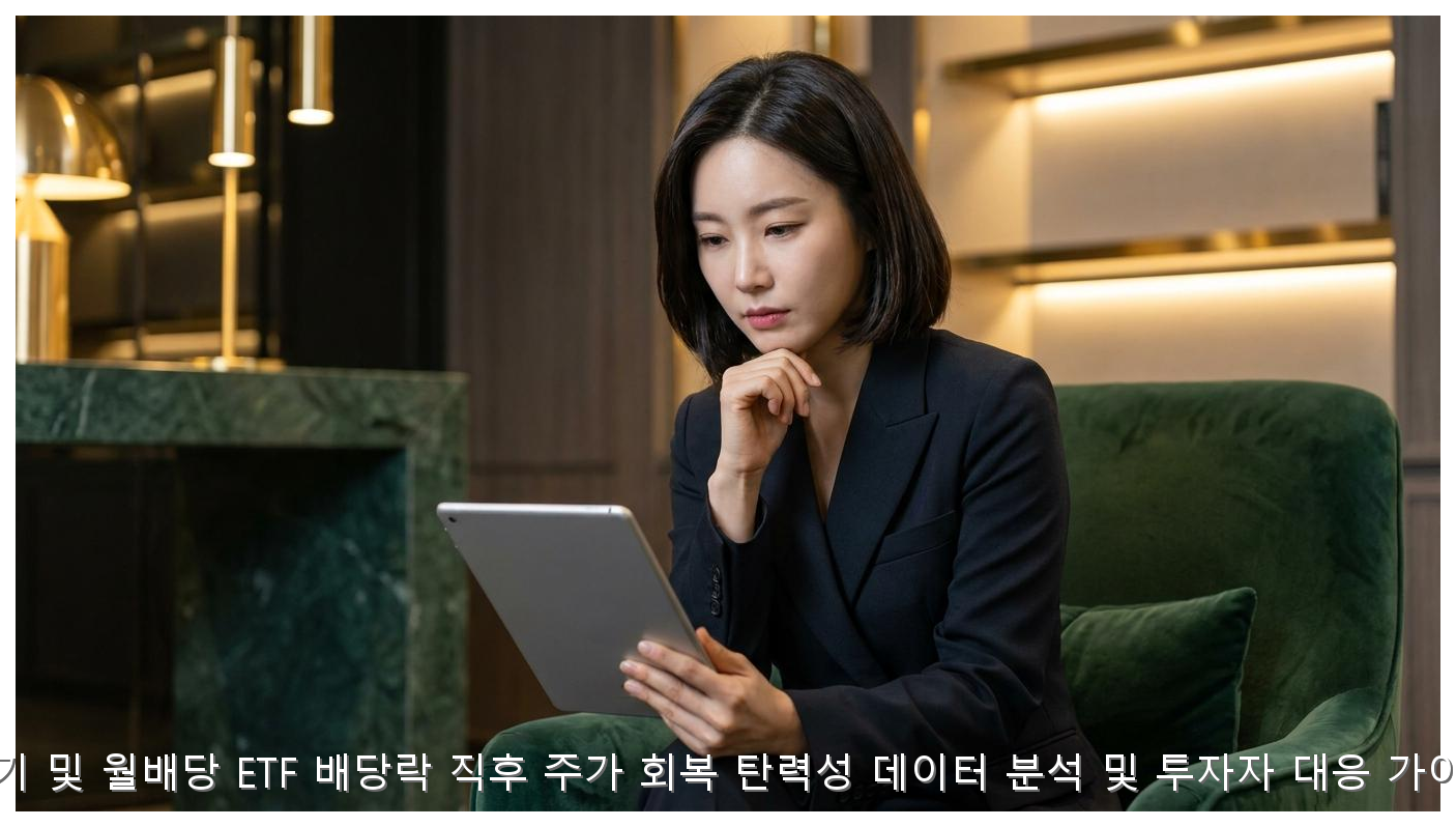 분기 및 월배당 ETF 배당락 직후 주가 회복 탄력성 데이터 분석 및 투자자 대응 가이드 핵심 안내 및 분석 인포그래픽 (4)