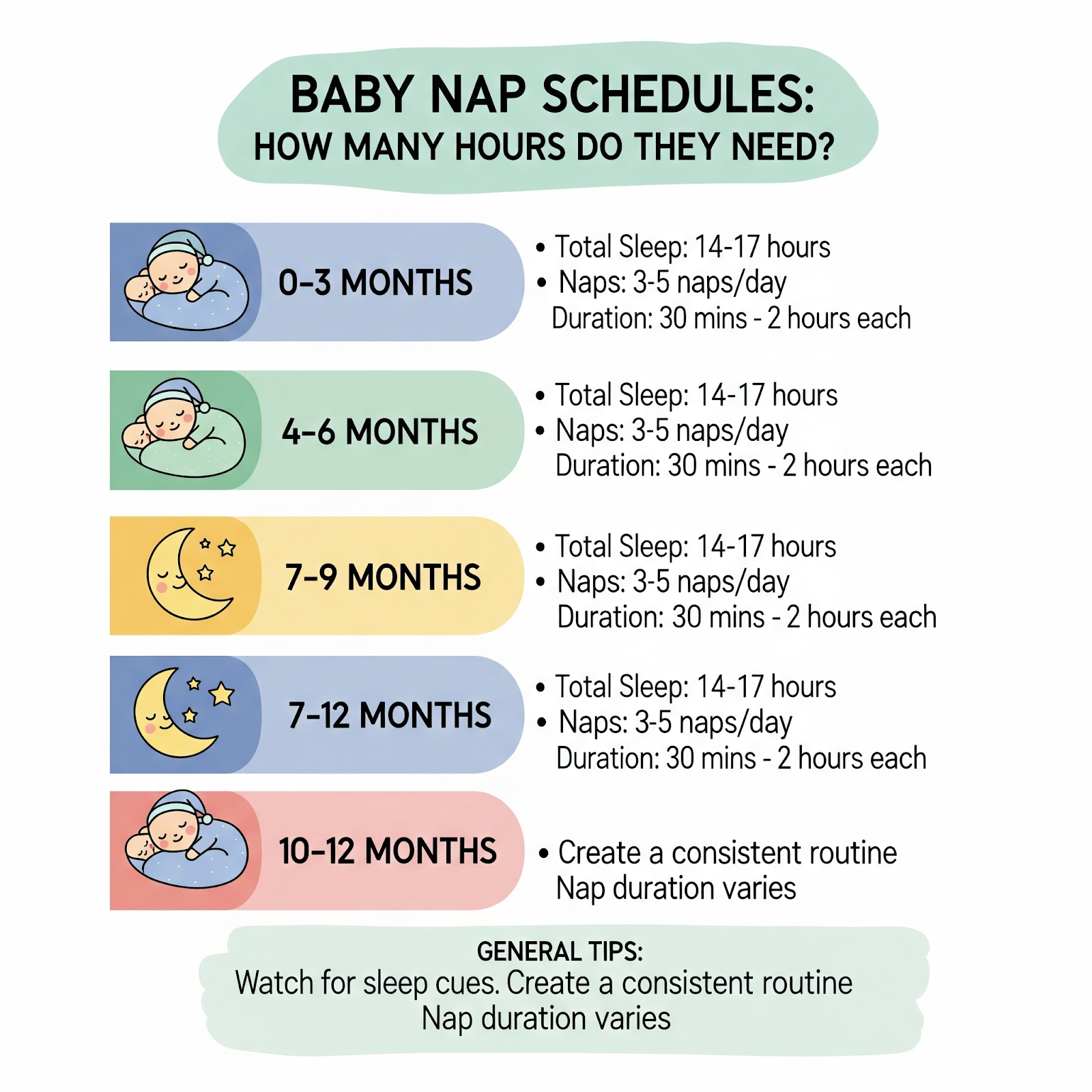 Nap Schedules for Babies: How Many Hours Do They Need?