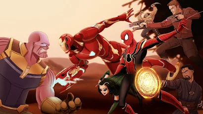 Marvel Cinematic Universe, Avengers Infinity War, Thanos, Iron Man, Doctor Strange 4K Wallpaper Background