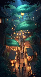 Northern Lights Over Arctic Lake