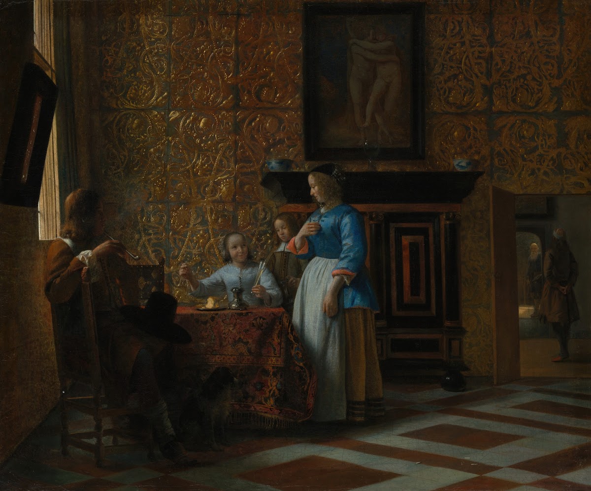 Leisure Time in an Elegant Setting ca 166365