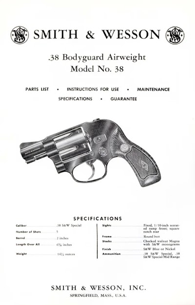 Smith & Wesson Model 38 Firearms Manual