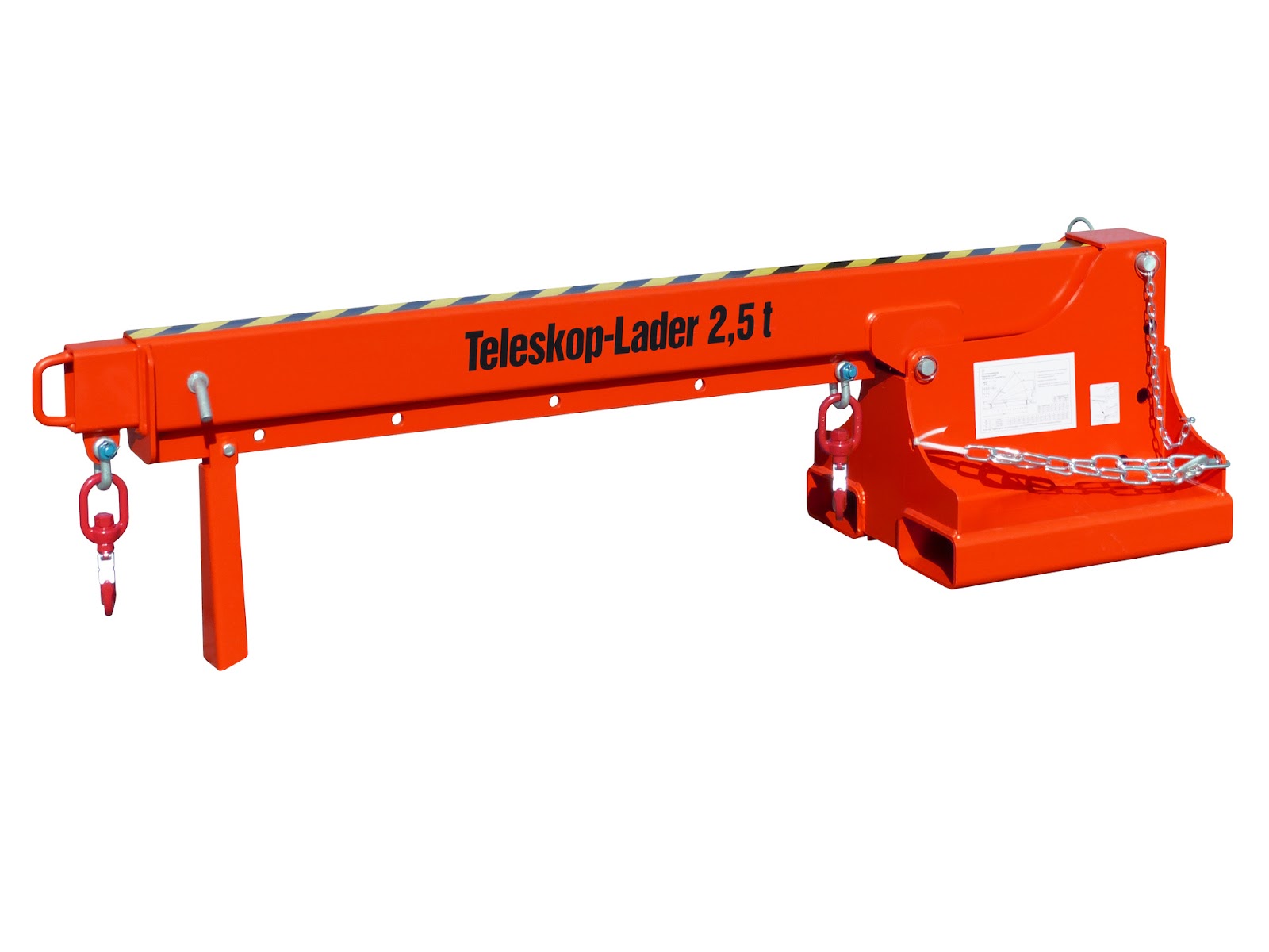 Teleskop-Lader KTH 2,5, gelakt, Vuurrood