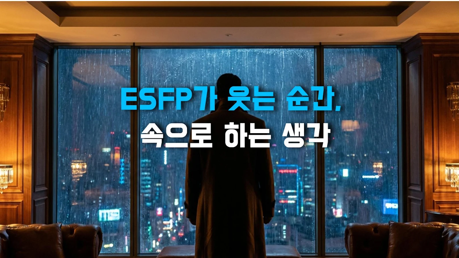 ESFP가 웃는 순간, 속으로 하는 생각