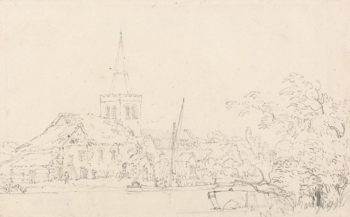 Great Marlow Church Buckinghamshire ca 1795