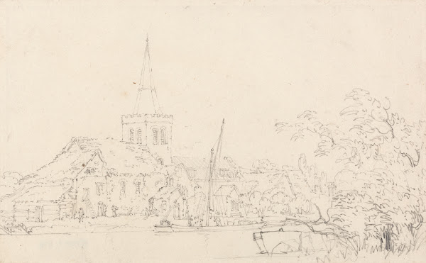 Great Marlow Church Buckinghamshire ca 1795