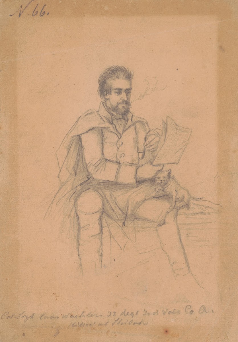 Sergeant Frederick Woehler Company A 32nd Regiment Indiana Volunteers 1862