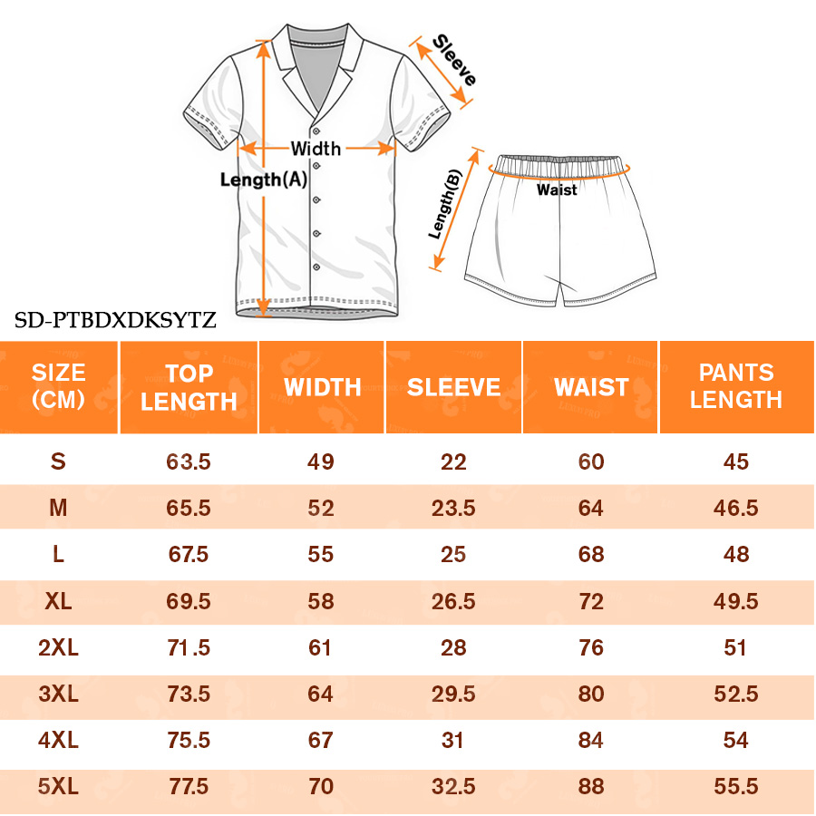 AOP PTB Satin short sleeve & shorts pajama set (no piping)
