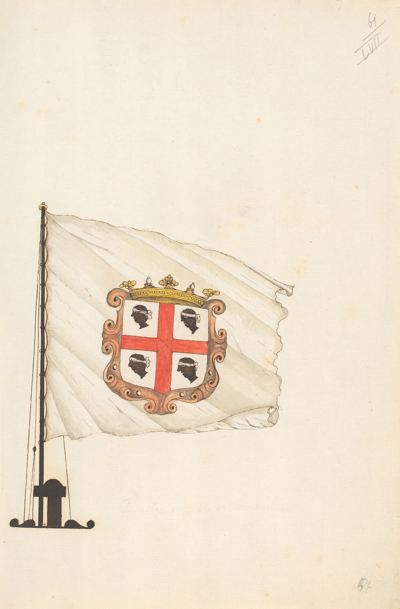 Flag of Sardinia 1667 1670