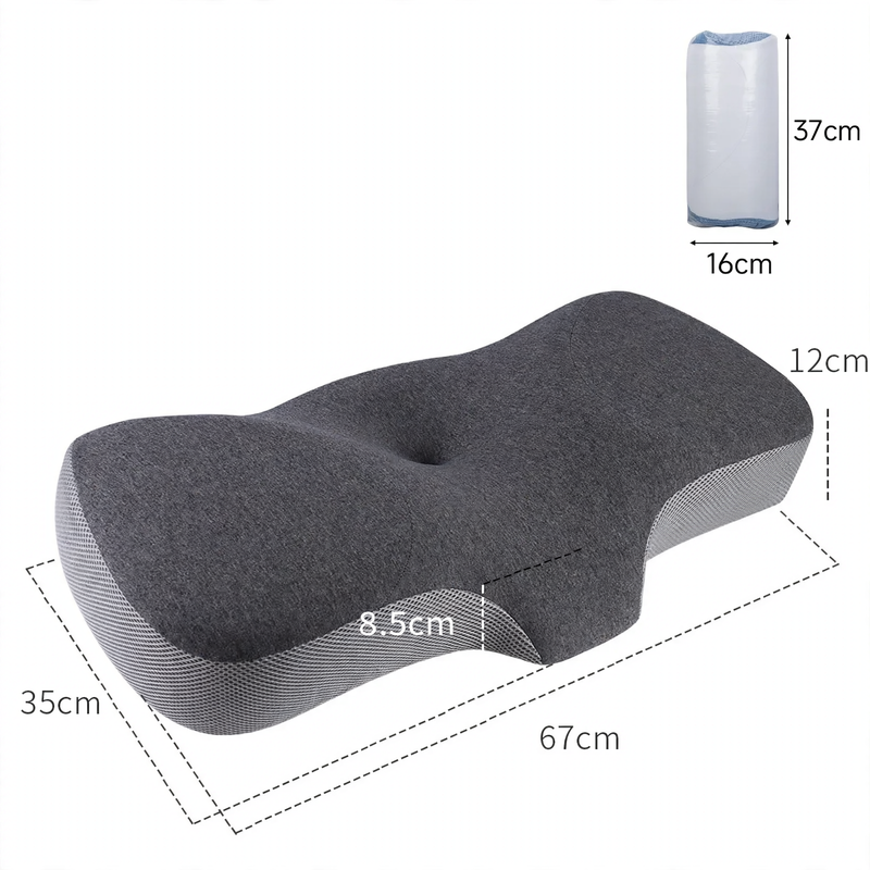 Nackenstützkissen aus Memory-Foam, Schmetterlingsform