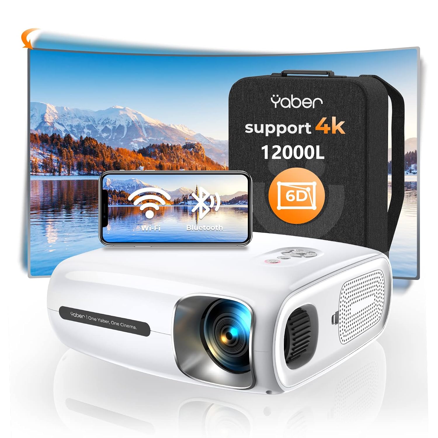YABER Pro V7 Proyector Full HD de Alto Brillo