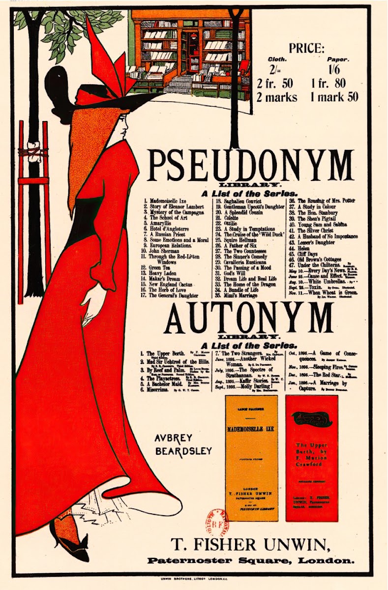 Pseudonym Library  Autonym Library ca 1897