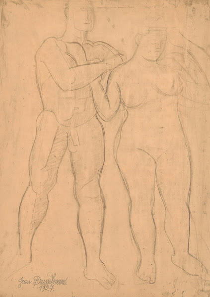 Nude man and woman 1927