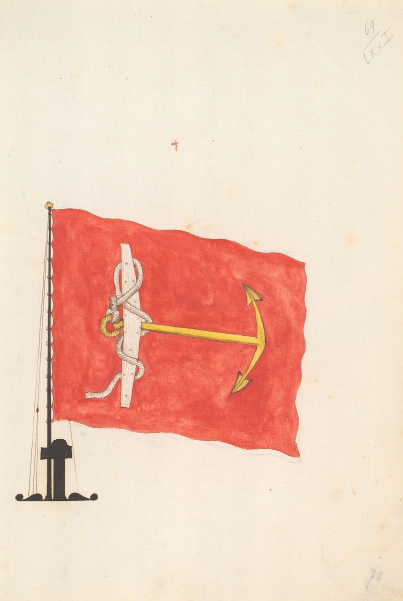 Flag of the British Admiralty 1667 1670